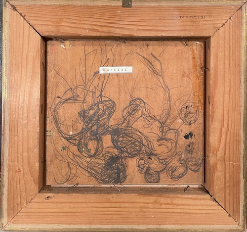 Peinture Antique, Scène Religieuse, A.Mancini XIX Siècle - Photo 7/7
