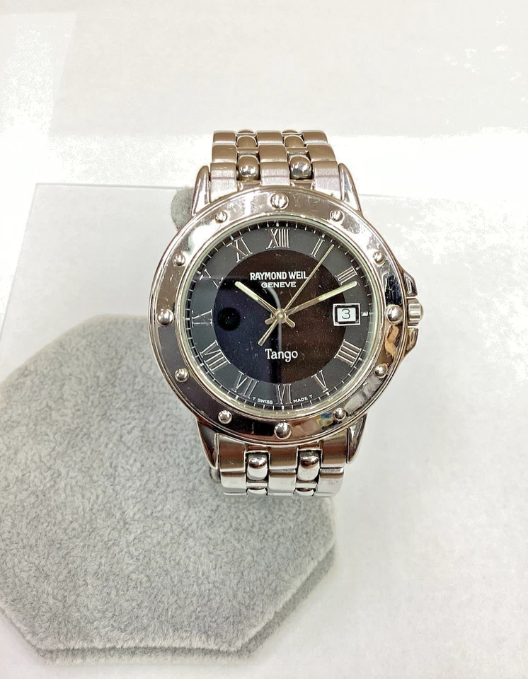 Raymond Weil Geneve Tango 5560 Swiss Made Men’s Watch Works - Image 2 of 4