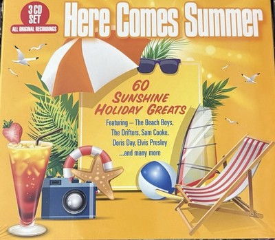 VARIOUS ARTISTS ''HERE COMES SUMMER'' BRAND NEW ORIGINAL 2021 UK 3CD ALBUM IMPORT