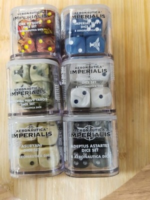 Aeronautica Imperialis Würfel Sets Astartes Astra Asuryani Navy Tau Ork NEU