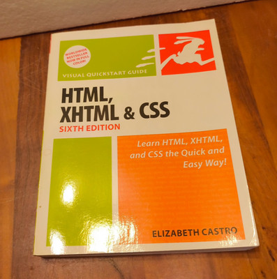 HTML, XHTML, and CSS, Sixth Edition, paperback, Elizabeth Castro