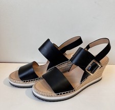 Tommy Hilfiger Yazzi Strappy Wedge Sandal Size 7M BLack