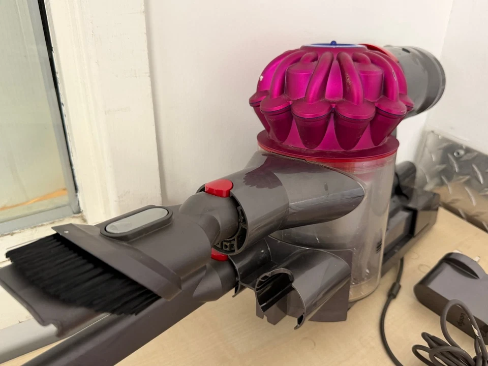 Dyson Cordless Vacuum Cleaner Grey Pink Handheld Bagless with Charger - Image 2 of 4