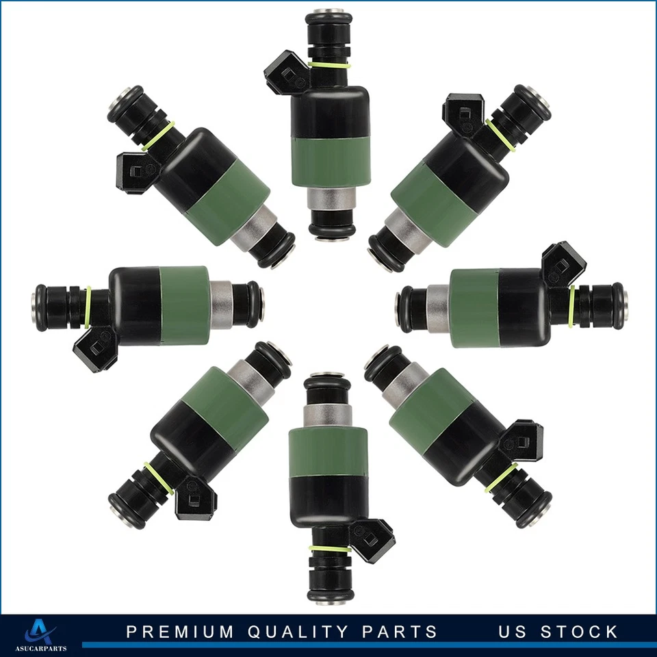 Inyectores de combustible 8 piezas para GMC C2500 Suburban 1996-1999 GMC C3500 1996-2000 7,4 L Foto 4 de 4