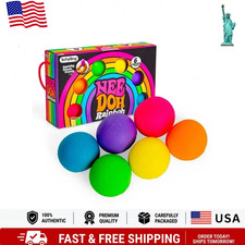 Schylling NeeDoh Rainbow Teenie Squishy Stress Ball Sensory Fidget Toy New