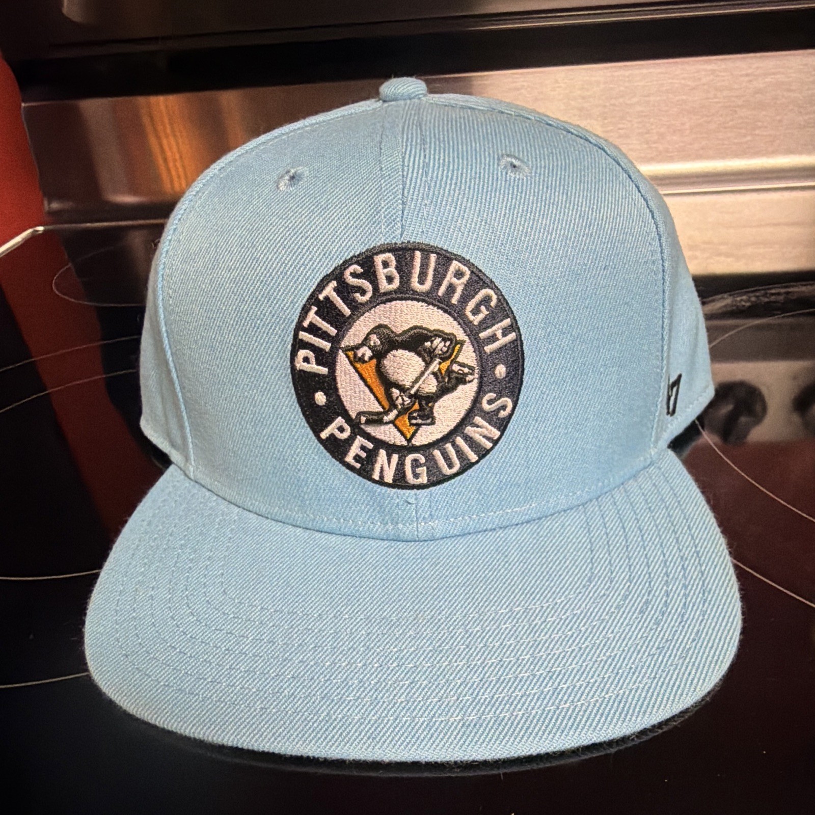 Gorra '47 Pittsburgh Penguins Hockey Snapback Azul/Gris Talla Única