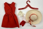 VINTAGE 1960's MATTEL BARBIE SKIPPER RED SENSATION #1901 OUTFIT