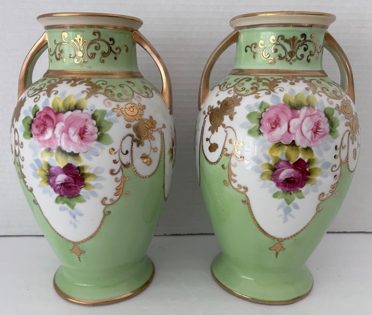 Green 1900-1940 Antique Japanese Vases for sale | eBay
