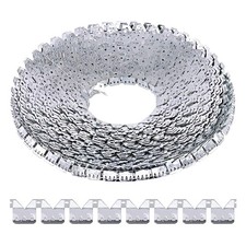 Flexible Metal Tack Strip 65 Ft Three Tooth Upholstery Heavy Duty NEW