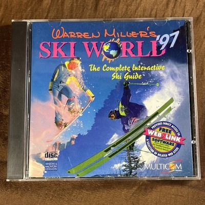 WARREN MILLERS SKI WORLD 1997 Complete Interactive Ski Guide Video CD Mac/Win