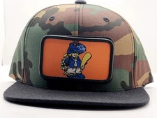 Noah Salasnek SIms Tramp Hat, Removeable Metal Patch, Snapback