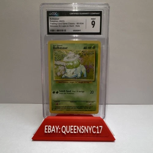 Pokémon Bulbasaur (2023) Trading Card Game Classic 001/034 CGC 9 Holo