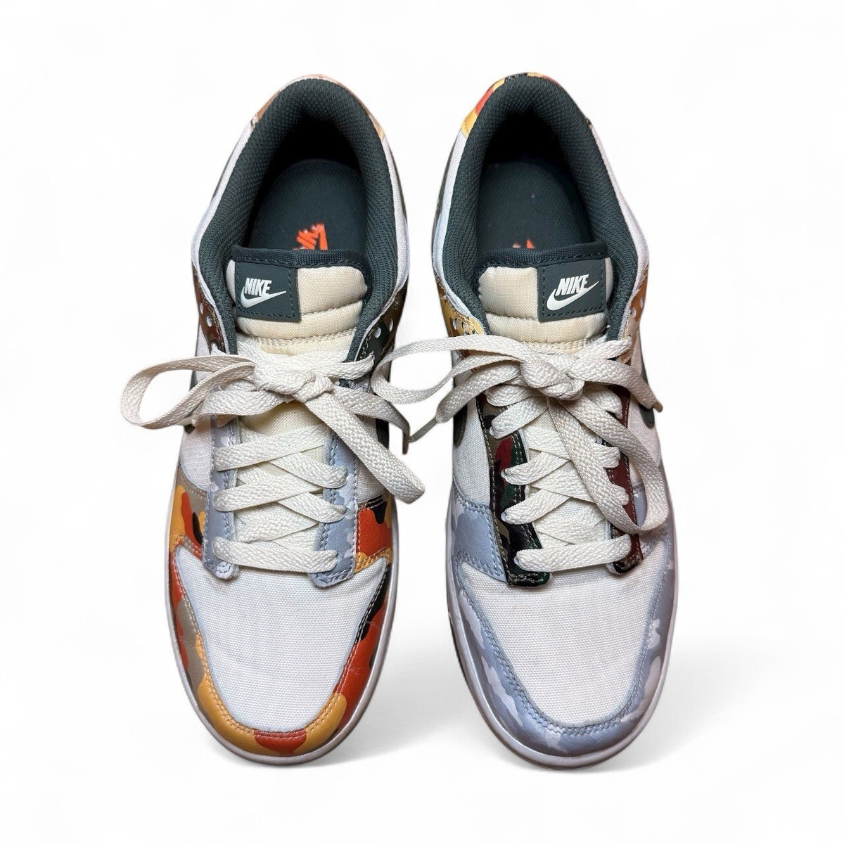 NIKE Dunk Low SE “Sail Multi-Camo” Men's Sneakers DB1909-100 - US