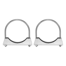 2pcs U Bolt Muffler Exhaust Clamp/4.02" 304 Stainless Steel U-Bolt 102mm