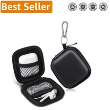 Shockproof and Lightweight Earbud Pouch with Zip Closure - Essential for Travel