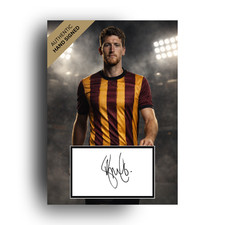 Richard Smallwood Hand Signed Photo – Bradford City Fans