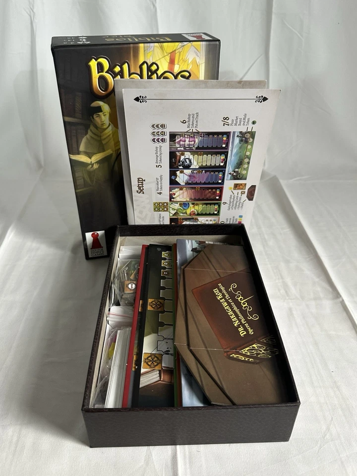 Biblios Board Game IELLO Complete Strategy Card Game 2015 - Image 3 of 3