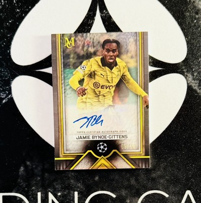 2023-24 Topps UCC Museum Collection - Bynoe-Gittens Archival Autograph Gold /50
