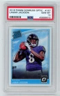 2018 Donruss Optic LAMAR JACKSON Rated Rookie #167 RAVENS MVP PSA 10 GEM M558