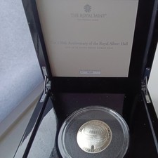 2021 Royal Albert Hall Domed £5 Five Pound Silver Proof Coin Royal Mint COA