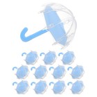  12 stücke Kunststoff Regenschirm Candy Boxen Hochzeit Favor Boxen Party Treat