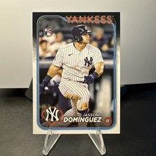 2024 Topps Series 1 Jasson Dominguez #60 New York Yankees Base RC Rookie Card. rookie card picture