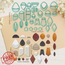 ORIGACH 28pc Polymer Clay Earring Cutters Set Jewelry Making DIY