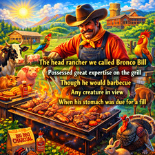 Bronco Bill - Fridge/Car magnet