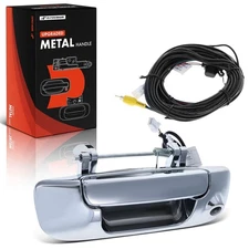 A-Premium Upgraded Metal Chrome Tailgate Handle with Camera for Dodge Ram 1500