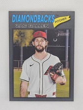 2026 Topps Heritage DARK GRAY BORDER #254 Zac Gallen Arizona Diamondbacks