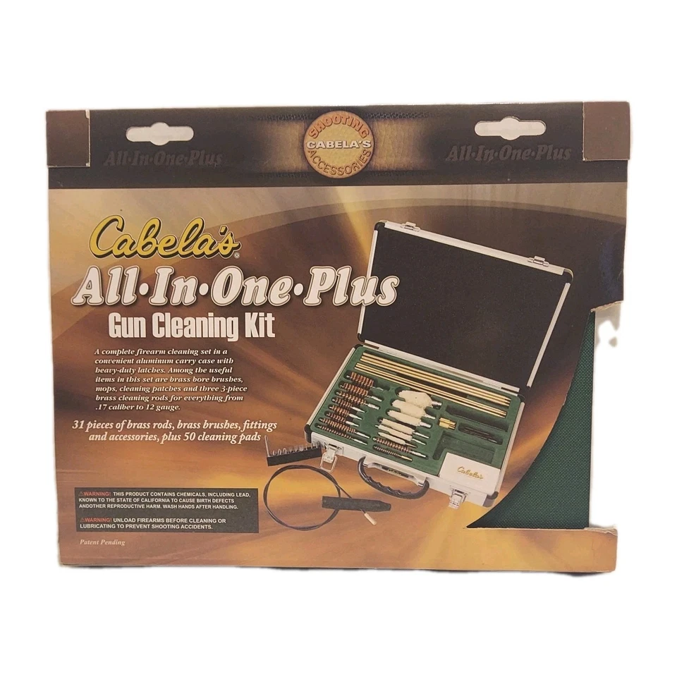 Cabela's All-In-One-Plus Gun Cleaning Kit in Metal Case - Image 2 of 4