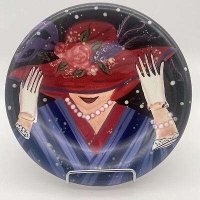 Red Hat Society Susan Winget 8'' Plate Certified International