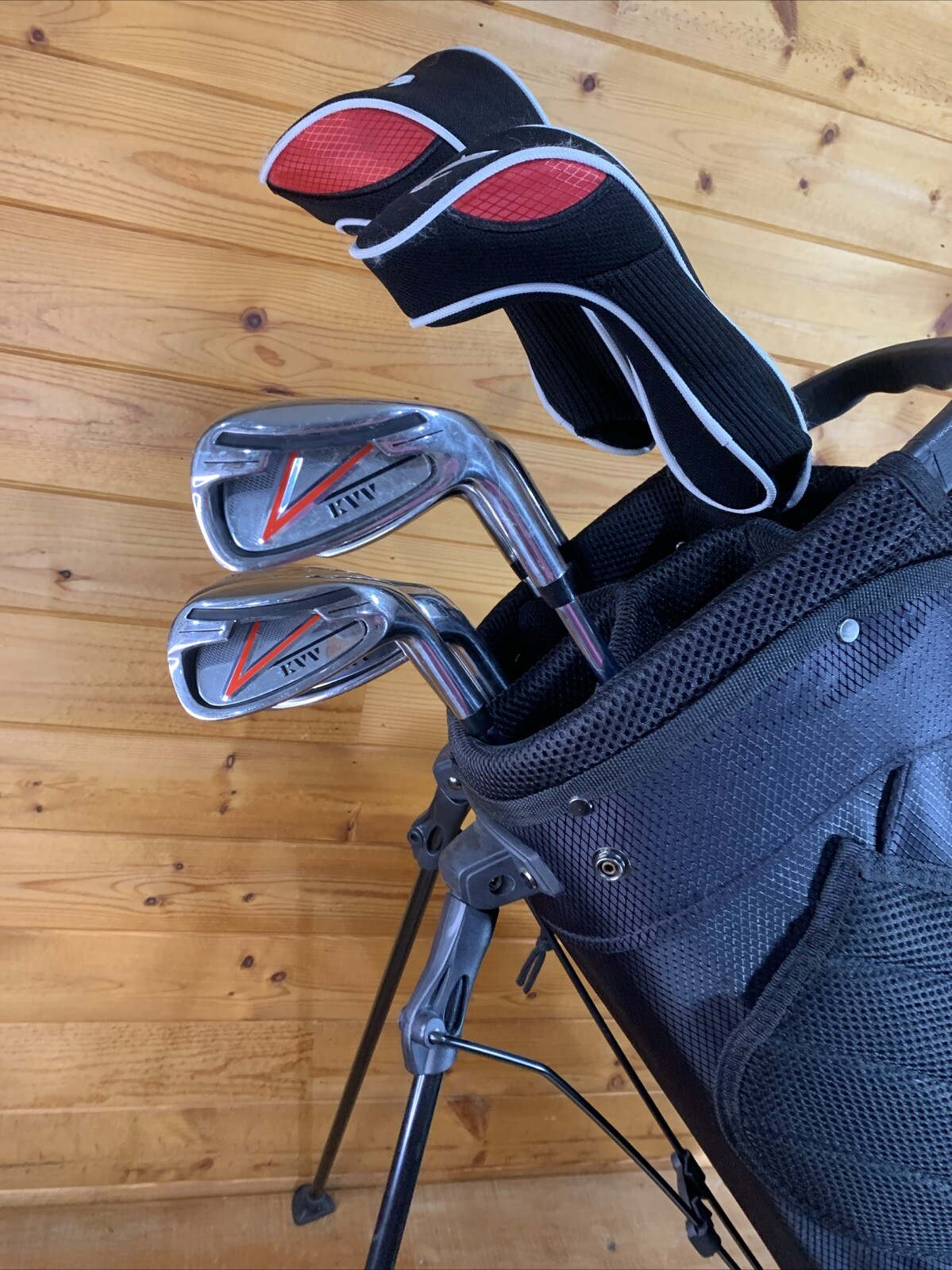 KVV Men’s Golf Clubs Package Set Includes Fairway, Hybrid, Irons 5-SW