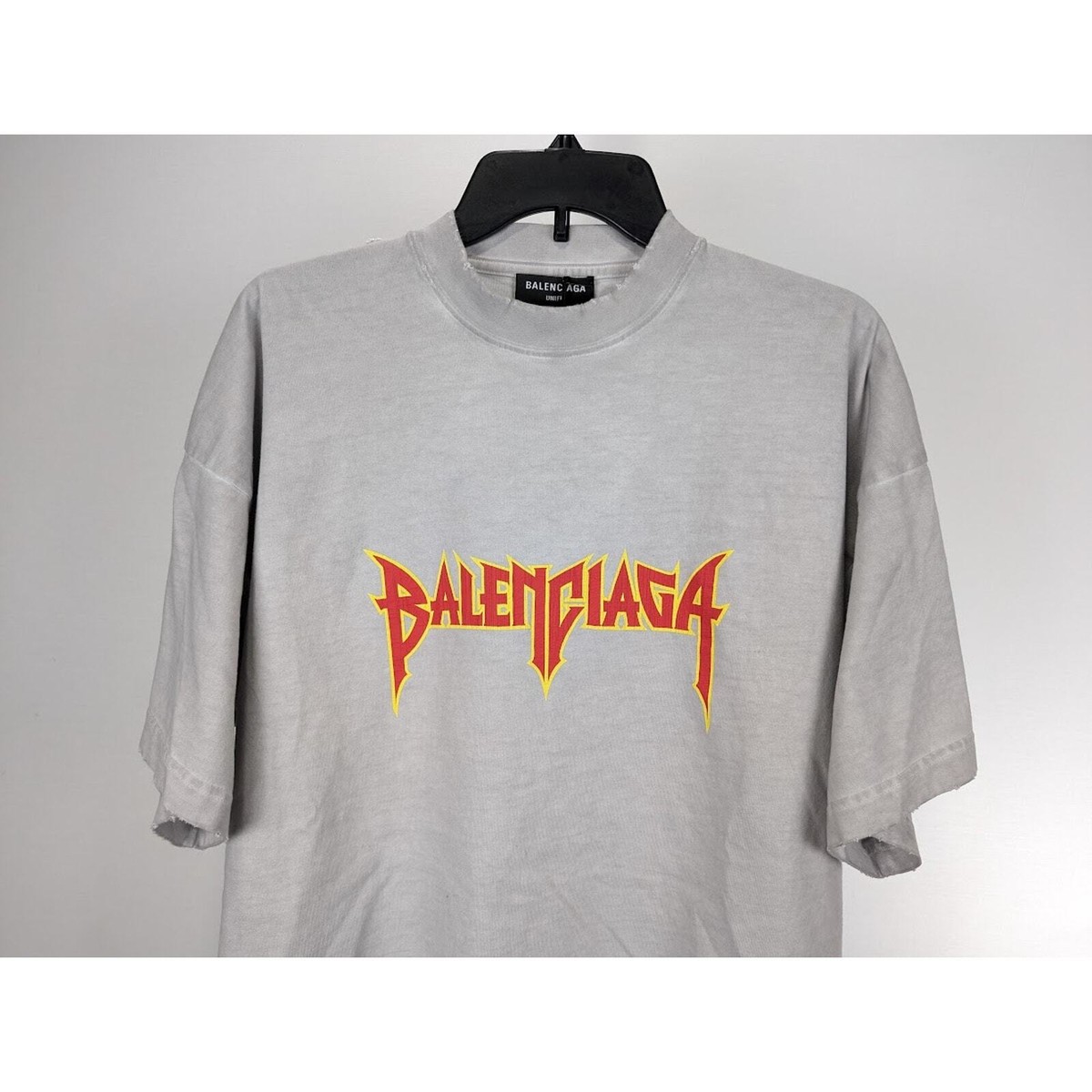 Balenciaga Short Sleeve T-Shirt in Grey BNWT 4 | eBay