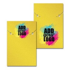 100 Custom Printed Jewelry Earring Necklace Cards  100 Self-Seal Hanging Bags