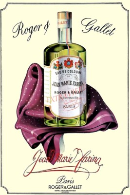 Roger and Gallet Perfume Advertising Poster Poster Print 50x70 cm.