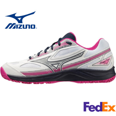 MIZUNO Break Shot 4 OC 61GB2341 60 White Navy Black 2E Tennis Shoes oki