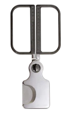 Elie Bleu Cigar Scissors / Cutter, Black Marquetry Handles, EBC3002, New In Box