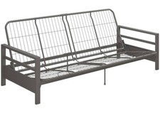 Dorel Comfort Metal Futon Frame full size , Silver # 2263459