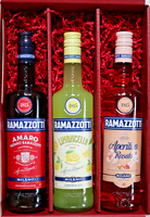 Ramazzotti Amaro 30% + Aperitivo Rosato 15% Limoncello 29% 0,7 L Geschenk