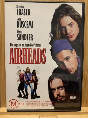 Airheads DVD Region 4 Rare Adam Sandler - Picture 1 of 2