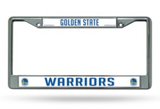 GOLDEN STATE WARRIORS NBA Basketball Chrome Auto Car License Plate Frame