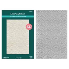 Spellbinders  - 3 D EMBOSSING FOLDER - PEACOCK MOTIF