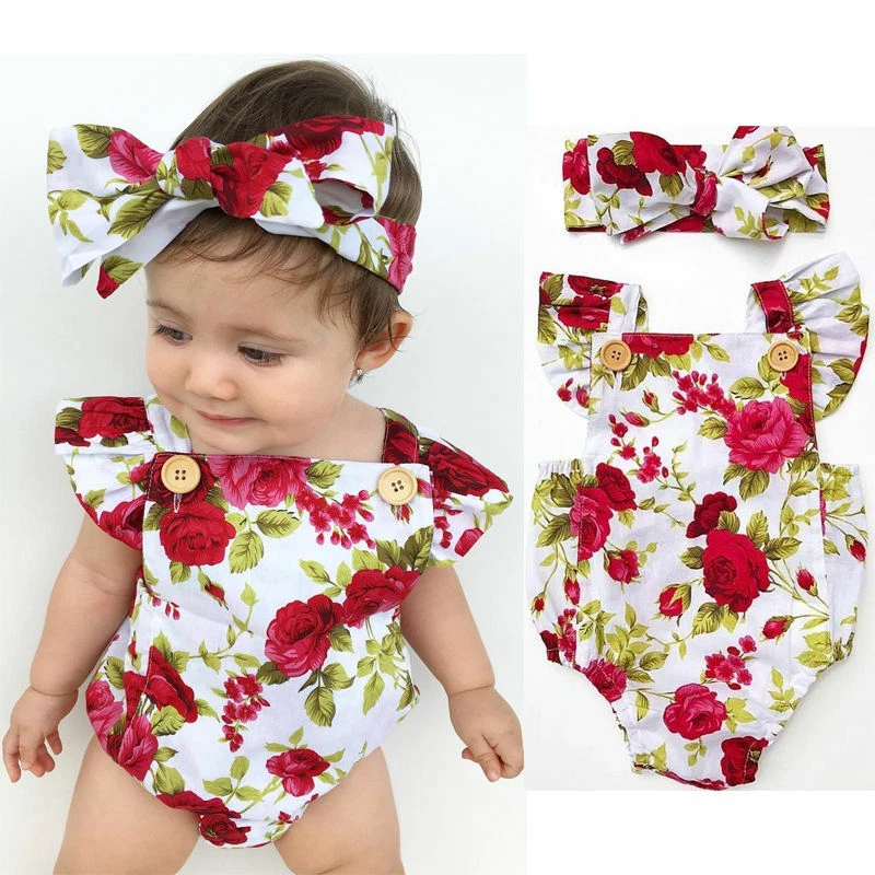 Ropa Para Bebes Hembras 6-24 Meses Trajes de Bebes Monos BELLO | eBay