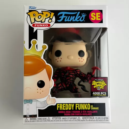 Funko Pop FREDDY FUNKO AS CARNAGE BLACKLIGHT BATTLE Funko Fundays LE 4000 Pieces