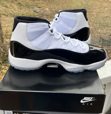 Air Jordan 11 Retro Concord 2018 DS Size 9.5 White/Black | eBay