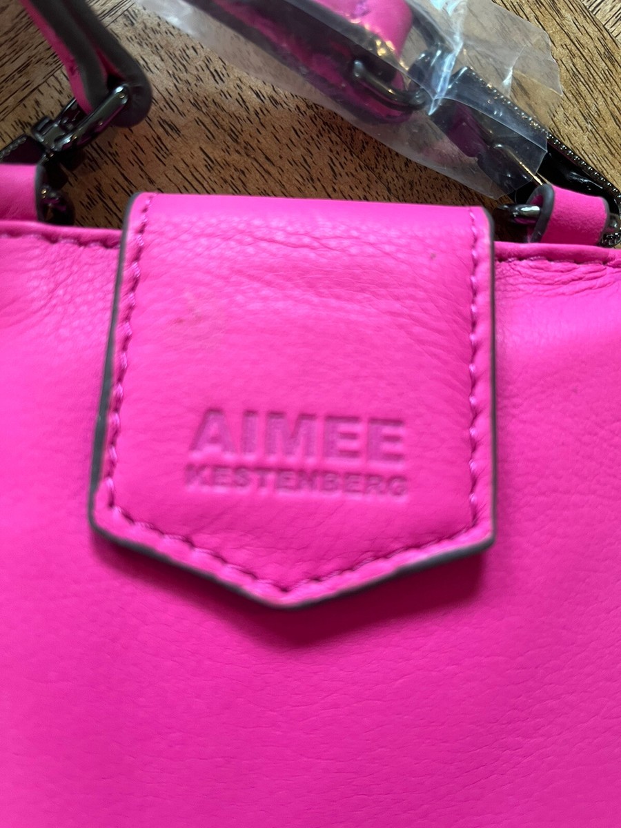 Aimee Kestenberg - Fuchsia Leather Phone Crossbody - Out of  display picture 2
