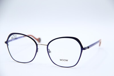 NEW WOOW OPTICAL SWEET DREAMS 2 COL. 9482 PURPLE GOLD AUTHENTIC EYEGLASSES 53-19