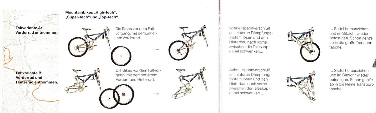 Vélo VTT BMW Haut Tech Vtt Vélo Pliable XT, Np Haut - Vélos