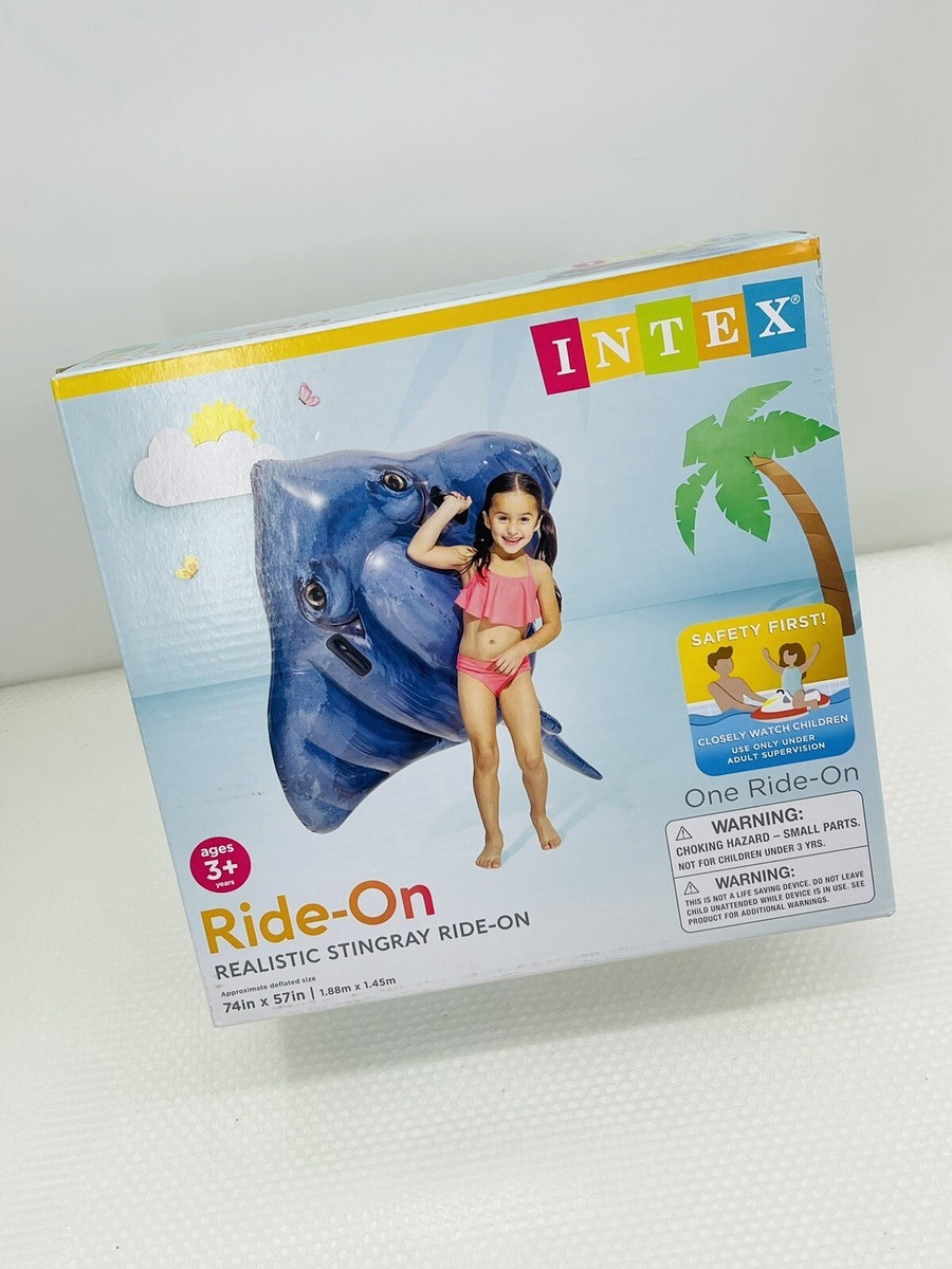 INTEX STINGRAY inflatable RIDE ON Swimming Pool Float Toy 74
